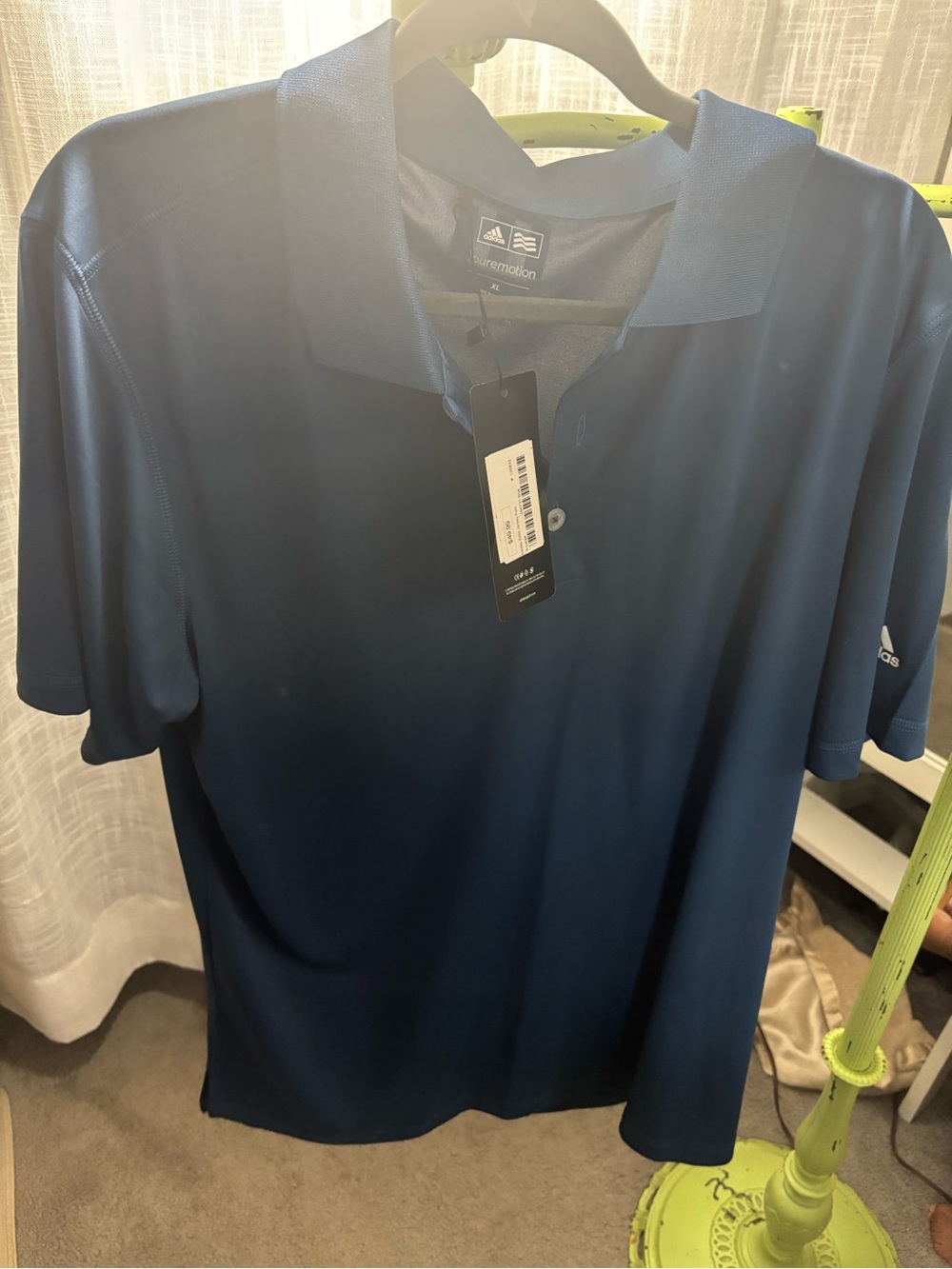 adidas Navy Blue Climalite Polo